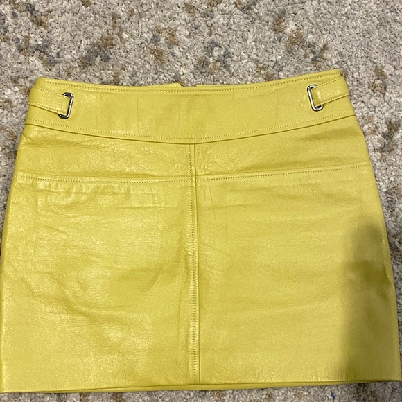 Coach leather skirt. - Picture 3 of 3